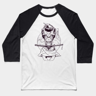 Kitsune Fury - Black and White version Baseball T-Shirt